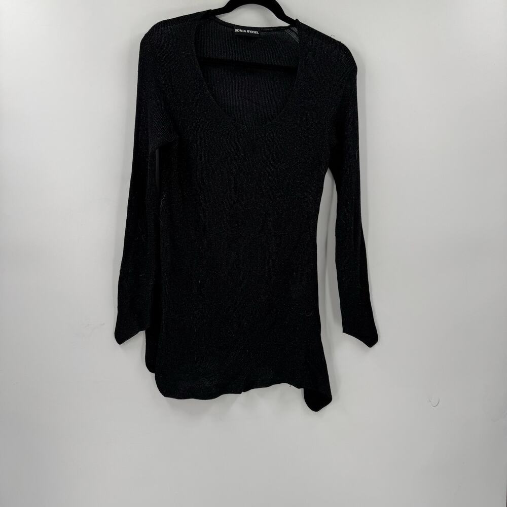 Sonia Rykiel Silver black knit long sleeve Shirt